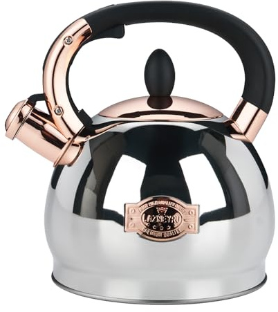 Bollitore a fischio, 2,8 l, per induzione, bollitore in acciaio inox per tutti i piani cottura
