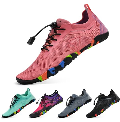 WateLves Chaussures De Bain Et d'eau pour Femmes Et Hommes,Sèches Vite,Faciles À Enfiler.pour Plongée,Surf,Sports Nautiques,Randonnée,Yoga,Quotidien.Tailles 36-48 EU