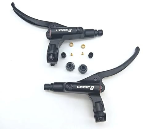 Akantor Zoom HB875 HB876 HB876E Replacement Hydraulic Brake Lever Without Caliper Bike Brake Repair Parts - Hydraulic Disc Brake Lever Rebuild Kit (1 Pair Handle, Black)