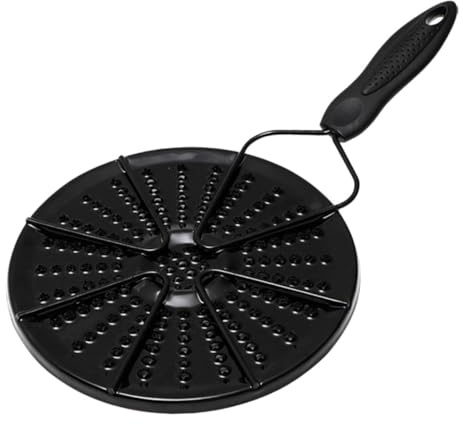 Mipcase Diffuseur de Chaleur pour Cuisinière Induction et Gaz Plaque Dadaptation Émail Répartiteur Thermique Brûlure Protection pour Plaques de Cuisson