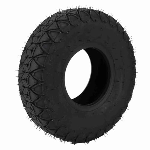 Fockety Neumático para Cortacésped 14x4.00-6, a Prueba de Pinchazos, Construcción de Capas Robustas, Neumático para Quitanieves, Patrón de Banda de Rodadura para Tractor de Césped