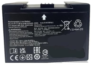 ABL-D2A, Batteria Agli Ioni Di Litio Da 2220 MAh 32 Wh 14,4 V, Compatibile Con Roomb, Robot Combo J5 I5 J7+ Serie J9+, Batteria For Spazzatrici I4 I4+ I4 Plus 4150 4550 4552