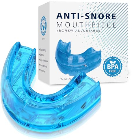 Gouttière Anti Ronflement Réglable Thermoformable En Silicone Réutilisable Avec Boîte De Rangement