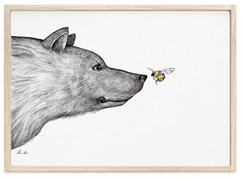 Ligarti Tiermanufaktur - Kunstdruck querformat - Wandbild mit Tiermotiv