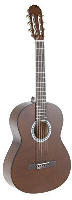 GEWA Konzertgitarre, Gitarre Basic, Korpus Linde, Griffbrett Pakkaholz, verchromte Mechaniken, 3/4 walnussfarben