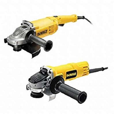 DEWALT CPROF189 - KIT Amoladoras = DWE490 230mm 2.000W + DWE4056 115mm 800W Arranque Suave, Bloqueo y re-arranque