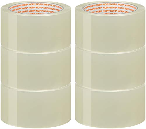 Nopi Universal Packband, 66m:50mm (6 Rollen - transparent)