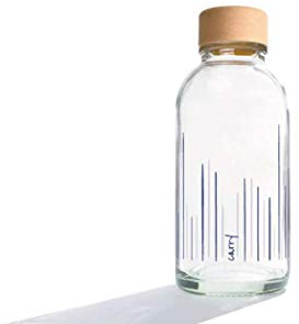 Carry Carrybottles Trinkflasche Glas 0,4 l | Sportflasche, Wasserflasche | BPA-frei, auslaufsicher & kohlensäuregeeignet | Plastikfrei & nachhaltig produziert | Made in Germany