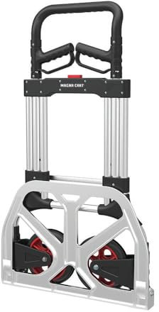 Magnacart Faltbare Sackkarre - Tragfähigkeit bis zu 200KG - Transportwagen - 60 x 9 x 102 cm - Leichtes Aluminium
