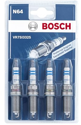 Bosch VR7SI332S (N64) - Bougie d'allumage Double Iridium - Jeu de 4