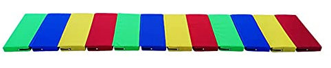 Turnmatte Weichbodenmatte Oxford Tuch Gymnastik Taumelmatte, Home Kindergarten Training Matte, Spaß Sport Klettermatte 260x50x5cm
