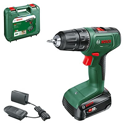 Bosch Home and Garden Cordless Drill EasyDrill 18V-40 (1 Battery 2.0 Ah, 18 Volt System, in Carrying case)