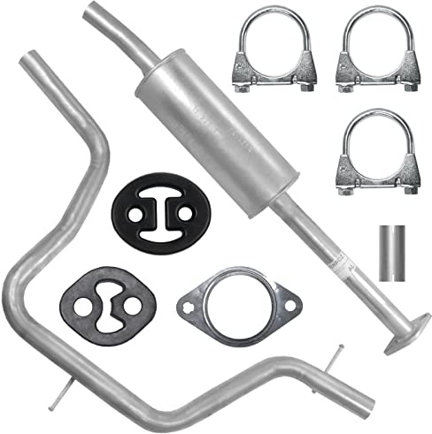Ferroz Mitteltopf Auspuff Mittelschalldämpfer für Ford Galaxy 2 II WA6 2.0i, Mondeo 4 IV MK4 1.6 Ti 2.0i, S-Max I 1 MK1 2.0i
