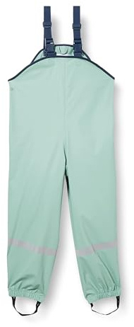 Playshoes Pantalon Boue, Salopette de Pluie, sans Doublure, Vert Pastel, 98 Mixte Enfant