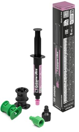 Errecom Extreme Ultra - 6 ml, Dichtungsmittel für Klimaanlagen und Kühlsysteme inklusive 1/4-und 5/16 SAE-Adapter (für R410a, R32) und für Kfz-Klimaanlagen inklusive Adaptern für R134a und R1234yf