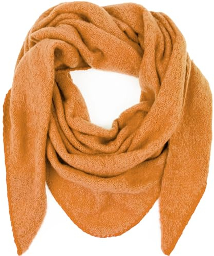 Gloop Damen Schal Strick Dreieck Halstuch Poncho Dreieckstuch für Frauen und Mädchen kuschelig flauschig mehrweg ohne Kratze an Haut