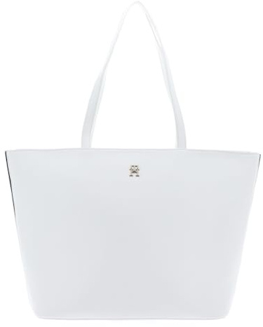 TOMMY HILFIGER TH Essential SC Tote Corp Ecru