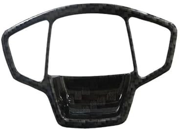 Zierleisten Innen Auto Interior Center Konsole Handbremse Taste Abdeckung Aufkleber Für Jeep Für Kompass Für Renegade 2015 2016 2017 2018 2019 2020 Interieurleisten ( Size : Kohlenschwarz )