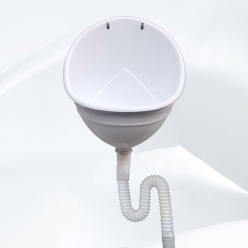 Orinatoi in plastica Orinatoio a Parete, Deviatore temporaneo di urina per Garage, Orinatoio Senza Acqua per WC Esterno con Tubo Flessibile, Orinatoi da Bagno per Uomo Orinatoio a Risparmio idrico