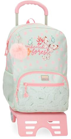 MOVOM Enchanted forest Mochila Escolar, Verde