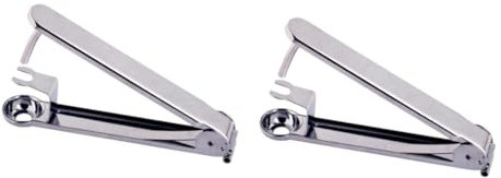 PRETYZOOM 2 Piezas Descorazonador De Dátil Rojo Deshuesadora De Cerezas Herramienta Para Deshuesar Aceitunas Deshuesador De Cerezas De Ciruelas De Aceitunas Silver