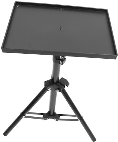 VICASKY Projector Holder Laptop Tripod Adjustable Height Floor Stand with Tray for Home Office Bedroom Use Portable Projector Table Shelf Mount for Books and Electronics