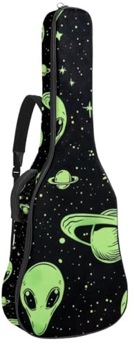 Red Hearts Nahtlose Gitarrentasche, gepolsterter Rucksack für Akustikgitarre, Rucksack mit verstellbaren Schultergurttaschen, Mehrfarbig 02, 42.9x16.9x4.7 in, Lässiger Tagesrucksack