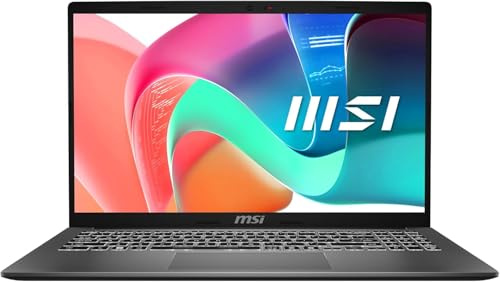 MSI MODERN 15 F13MG-042XIT, Display Laptop 15.6 Full HD IPS, CPU Intel Core i3-1315U 4.5GHz Max, 8GB DDR4, 512GB SSD NVMe, Wi-Fi 6E, FreeDOS, Grigio Platino [Layout e Garanzia ITA]