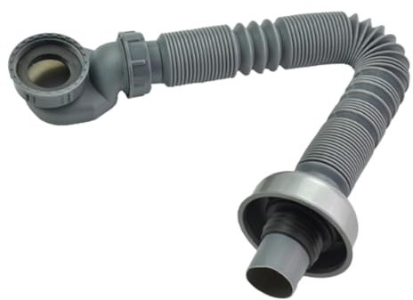 Colcolo Tuyau de vidange de baignoire, tuyau de vidange de douche, installation facile, tube de drainage de plomberie universel, et plat pour