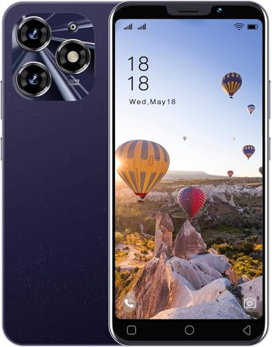 McMgc 3G Teléfono Barato, Pantalla IPS de 5.0 Pulgadas, 16GB ROM 128GB Ampliable, Android 9.0, Dual SIM, Doble Cámara (Dark Purple)