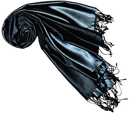 Lorenzo Cana Pashmina Damenschal Wendeschal 70% Seide 30% Viskose Schaltuch 70 x 190 cm zweifarbig Schal