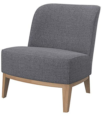Soferia Sesselschoner Kompatibel Mit Stockholm Sessel Sesselbezug Sesselüberzug Sesselhusse Cover Einfache Reinigung Allergiefrei Naturel Grau