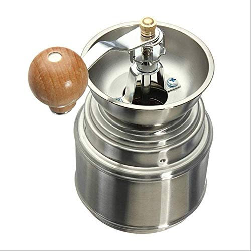Vimmor Stainless Steel Manual Spice Bean Coffee Grinder Burr Grinder Mill with Ceramic Core Grey
