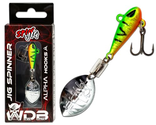 Wild Devil Baits Jig Spinner Spin Jig Bleikopfspinner Spoon