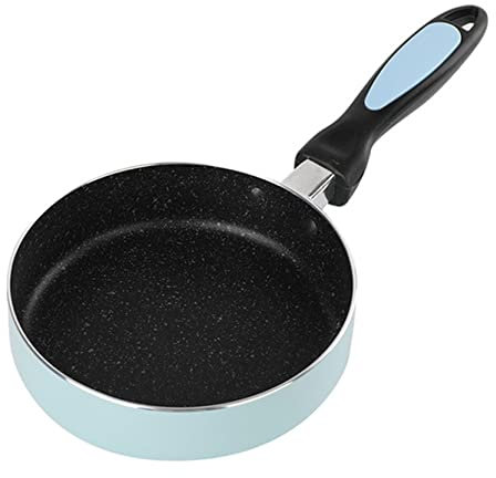 Anawakia Padella piccola da 16 cm, antiaderente, 16 cm, colore: blu