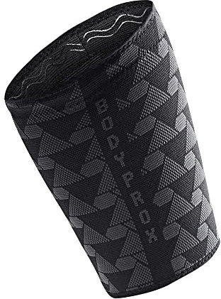 Bodyprox Thigh Compression Sleeve (1 Pair), Adjustable Hamstring Compression Sleeve for Men and Women (S)