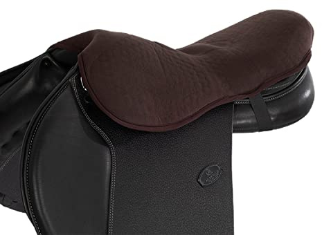 Acavallo Gel Seat Saver Dri-Lex Ortho-Pubis, 20mm, Large, Brown, Horse Equipment Accessories