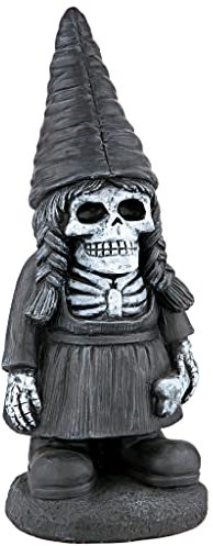 Design Toscano Midnight The Goth Zombie Maîtresse Nain de Jardin Statues