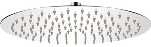 Homgoday Edelstahl Regendusche 30 cm Rund - 140 Düsen, Wand/Decke, Anti-Kalk, Entspannung Badzusatz Model142156