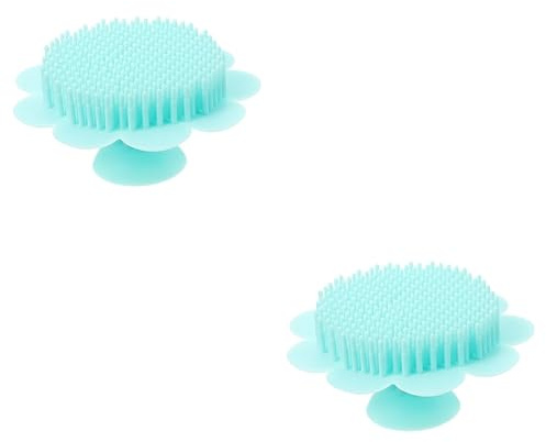 FRCOLOR 2stücke Shampoo Bürste Sanfte Massagebürste Für Neugeborene Hautfreundlich Und Sicher Für Baden Und Reinigen Des Kopfes Grünes Design