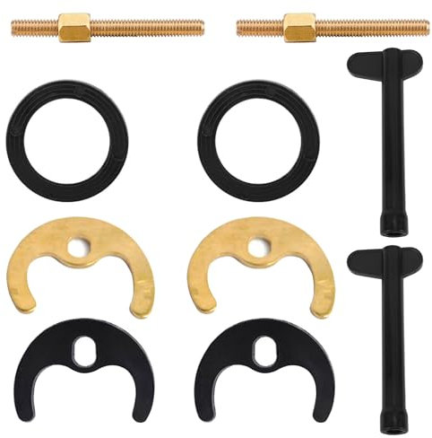 Wasserhahn-Reparaturzubehör, M10-Schraubenschlüssel, Monoblock-Mischbatterie, Montage-Set, Küchenhalterung, Spüle, Reparaturteile für Küche, Badezimmer, Waschbecken, 10 Stück