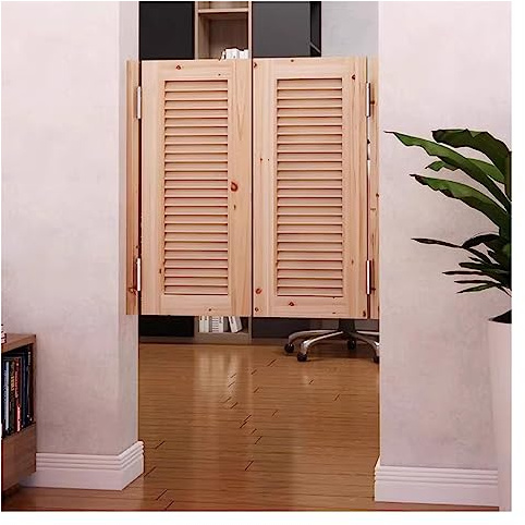 Genérico Puertas batientes para cafeterías y Salones Exteriores, Kits de Puertas de Madera con contraventanas de Media Cintura para pasillos, Jardines y restaurantes, 24, 26, 28, 30, 31, 3
