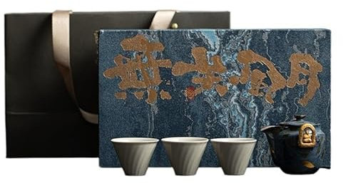 FCMWLKEJI Set da tè retrò in Cina Set completo di strumenti da tè vintage Set di utensili da tè a mano Set da cerimonia del tè Teiera e Tazza da tè Set Teaset Collection