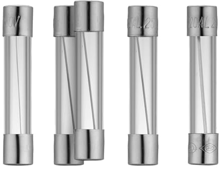 5 FUSIBLES VERRES 1X (5A, 15A, 20A) 2X 10A