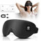 arboleaf Masque chauffant sans fil - 1000 mAh pour yeux secs et sommeil - Compresse chaude lavable, portable, 2 niveaux de chaleur