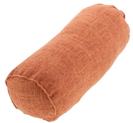 HEMOTON Almohada Cervical Enrollable Soporte para Yoga Almohada Cilíndrica Redonda Funda Extraíble Color