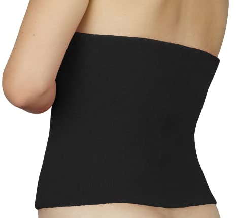 wobera NATUR Leibwärmer, Nierenwärmer und Rückenwärmer - warme und intensive Ausführung mit ultrafeiner Merinowolle und weicher Baumwolle, für Damen und Herren