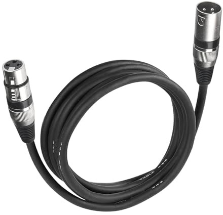 XuQiZZpp XLRs Mikrofonkabel, 3-polig, symmetrischer Stecker auf Buchse, Sound-Patch-Kabel für Mischpulte und Bühnengebrauch