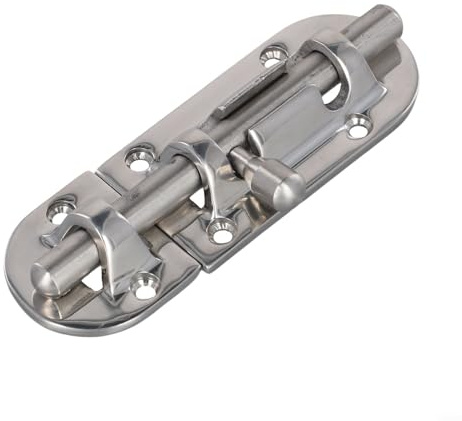 Marine Boat Door Lock Latch Slide Bolt 110mm Crafted from 316 Stainless Steel for Durable and Reliable Door and Window Locking