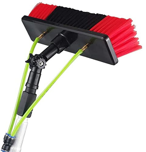 Spazzola per la Pulizia 3-12M Asta per la Pulizia delle finestre, Kit per la Pulizia delle finestre, Asta alimentata da Acqua/Tubo, Attrezzatura per la Pulizia delle finestre, Puli